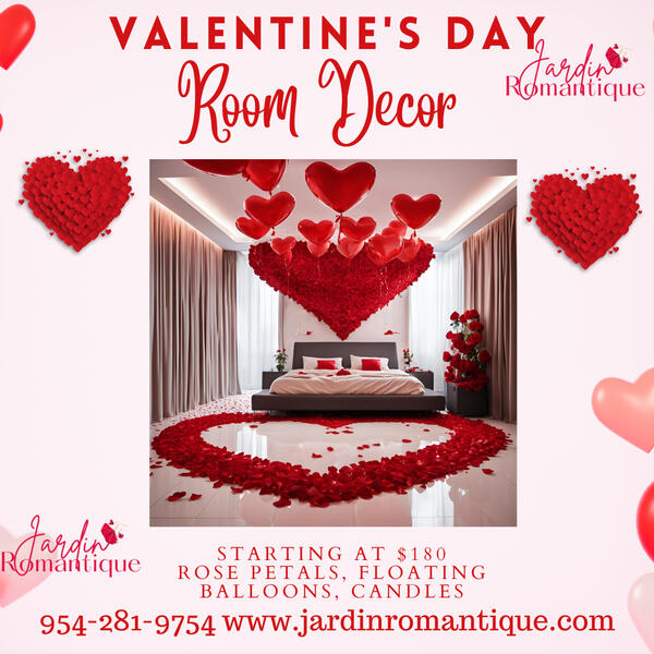 Room decor Valentines day
